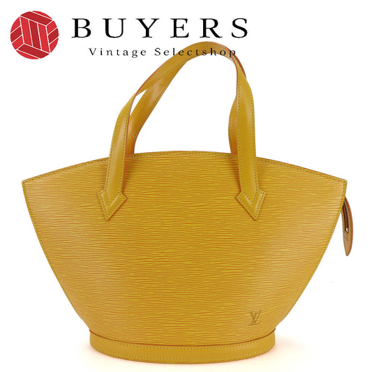 LOUIS VUITTON Handbag M52279 Epi Leather yellow Epi Sun jack Women Used Authentic