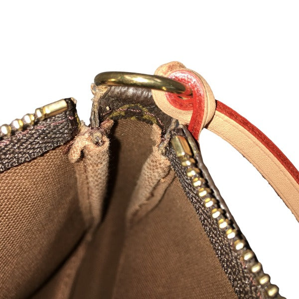 LOUIS VUITTON Pouch M40712 Monogram canvas Brown Pochette Monogram Accessoires Women Used Authentic
