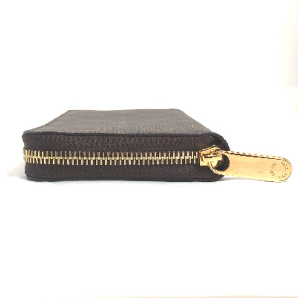 LOUIS VUITTON Long Wallet Purse M42616 Monogram canvas Brown Long Wallet Purse Monogram Zippy wallet unisex(Unisex) Used Authentic