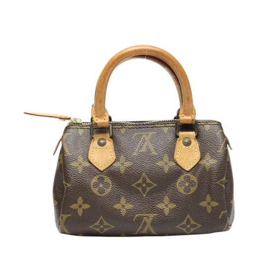 LOUIS VUITTON Other bag M41534 Monogram canvas Brown Mini bag Monogram Mini speedy Women Used Authentic