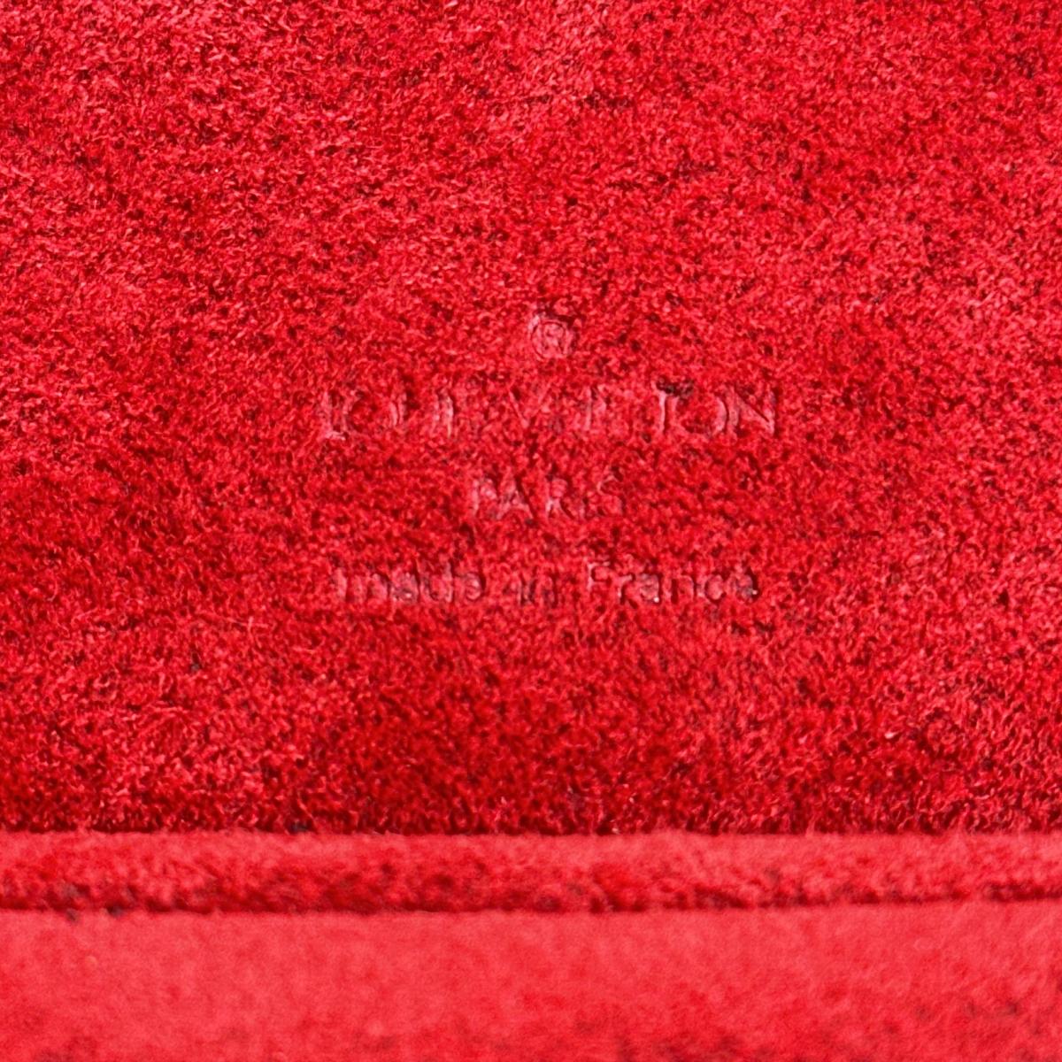 LOUIS VUITTON Handbag M48037 Epi Leather Castarian red Handbag Epi Cannes Women Used Authentic