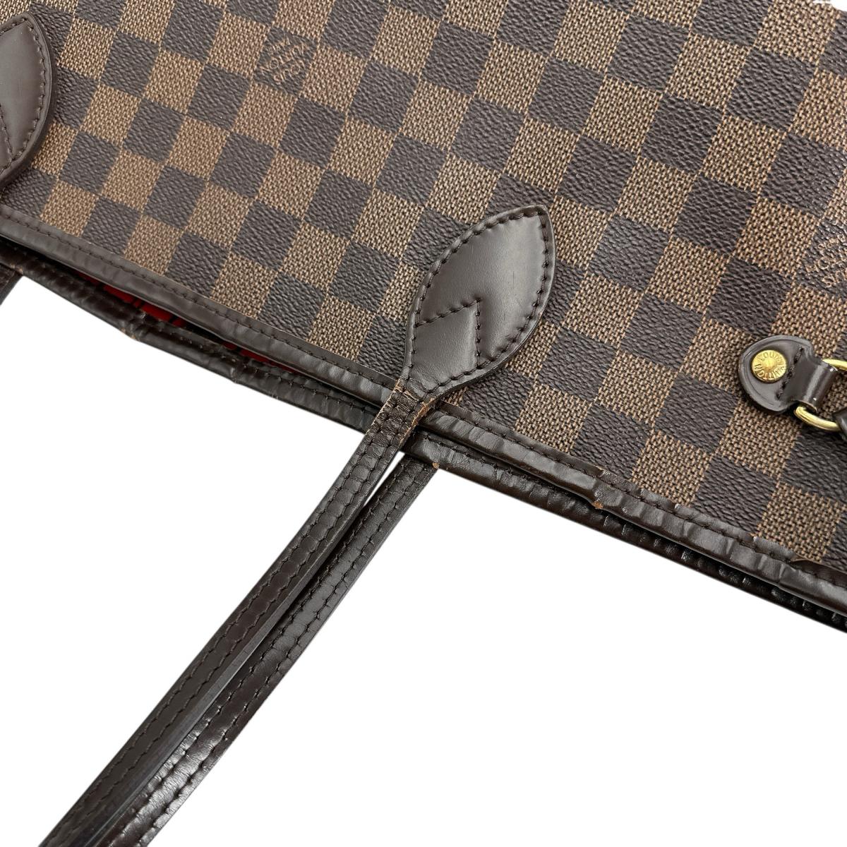 LOUIS VUITTON Tote Bag N51105 Damier canvas Brown lightweight Damier Neverfull MM Women Used Authentic