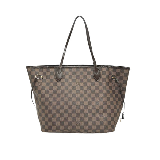 LOUIS VUITTON Tote Bag N51105 Damier canvas Brown lightweight Damier Neverfull MM Women Used Authentic