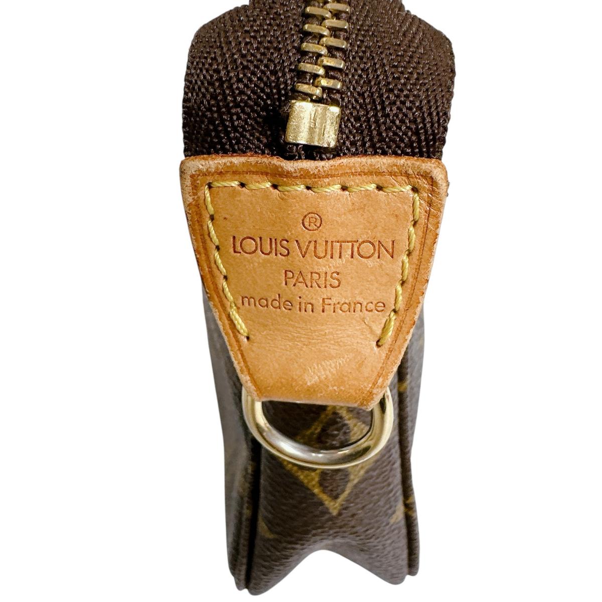 LOUIS VUITTON Pouch M51980 Monogram canvas Brown Monogram Pochette Accessoires