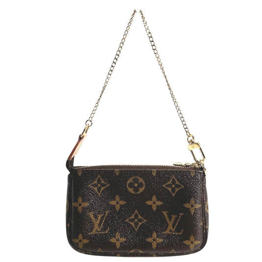 LOUIS VUITTON Pouch M58009 Monogram canvas Brown Monogram Mini Pochette Accessoires