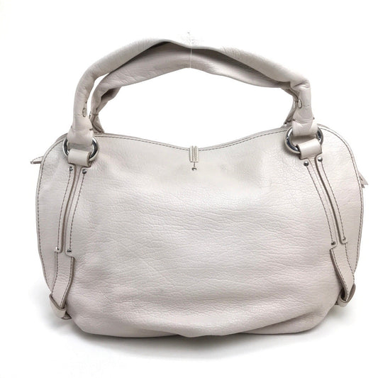 CELINE Handbag leather Light pink Bittersweet Women Used Authentic