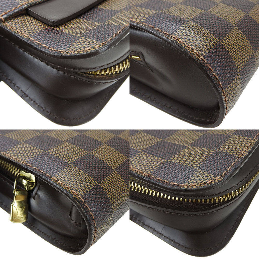 LOUIS VUITTON business bag N51993 Damier Brown Saint Louis mens Used Authentic