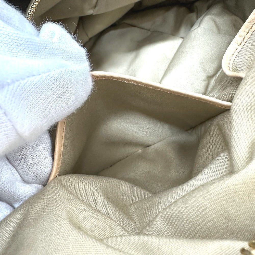CELINE Handbag leather beige