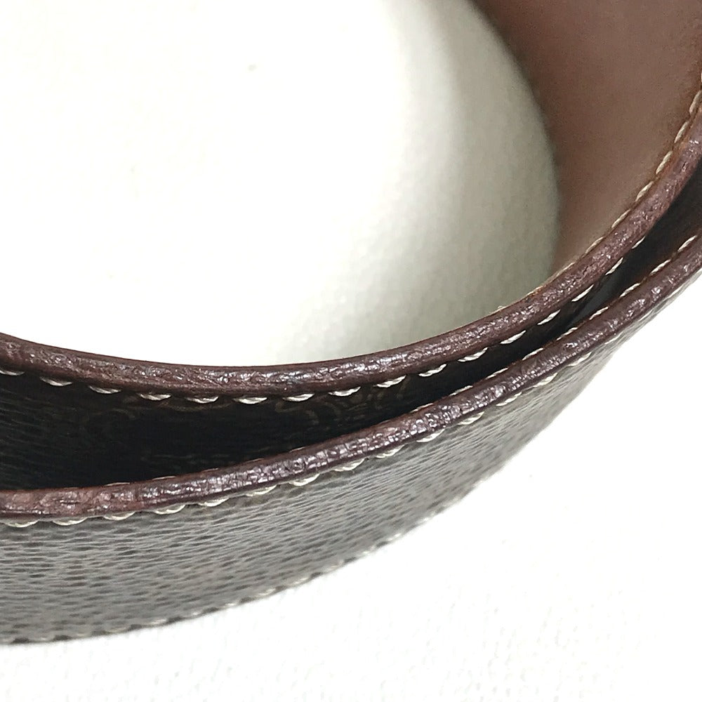 CELINE Waist bag PVC / Leather Brown Macadam Women 65 Used Authentic