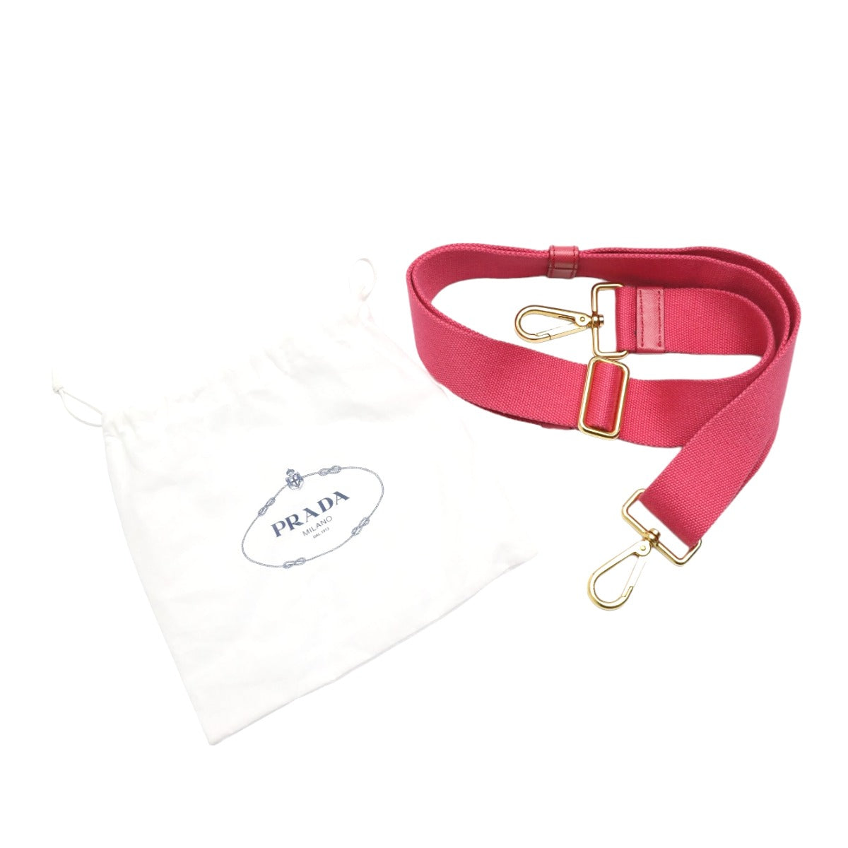 PRADA Tote Bag B2439G Cotton denim pink Tote Bag canvas Canapa Women Used Authentic