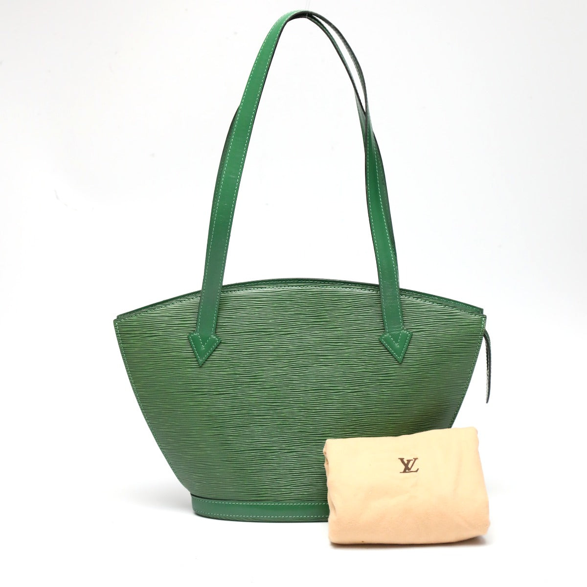 LOUIS VUITTON Tote Bag M52334 Epi Leather Borneo Green Tote Bag Epi Borneo Green Sun jack Women Used Authentic