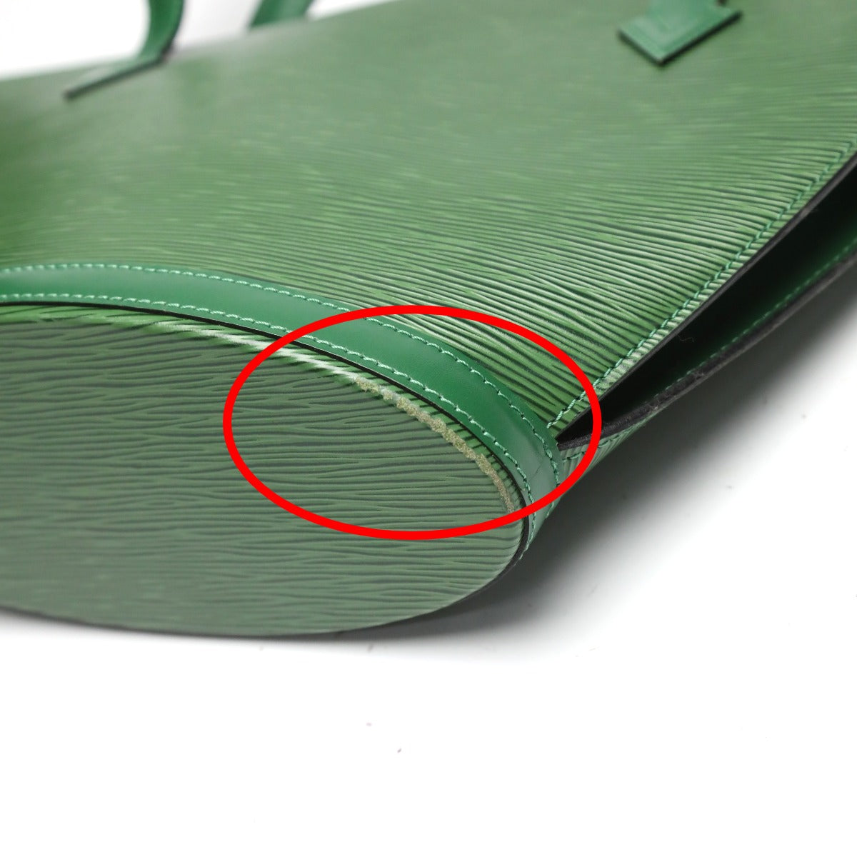 LOUIS VUITTON Tote Bag M52334 Epi Leather Borneo Green Tote Bag Epi Borneo Green Sun jack Women Used Authentic