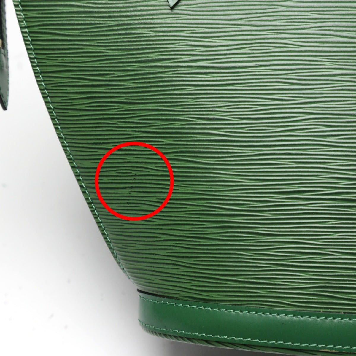 LOUIS VUITTON Tote Bag M52334 Epi Leather Borneo Green Tote Bag Epi Borneo Green Sun jack Women Used Authentic