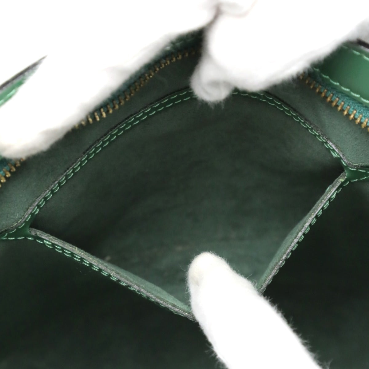 LOUIS VUITTON Tote Bag M52334 Epi Leather Borneo Green Tote Bag Epi Borneo Green Sun jack Women Used Authentic