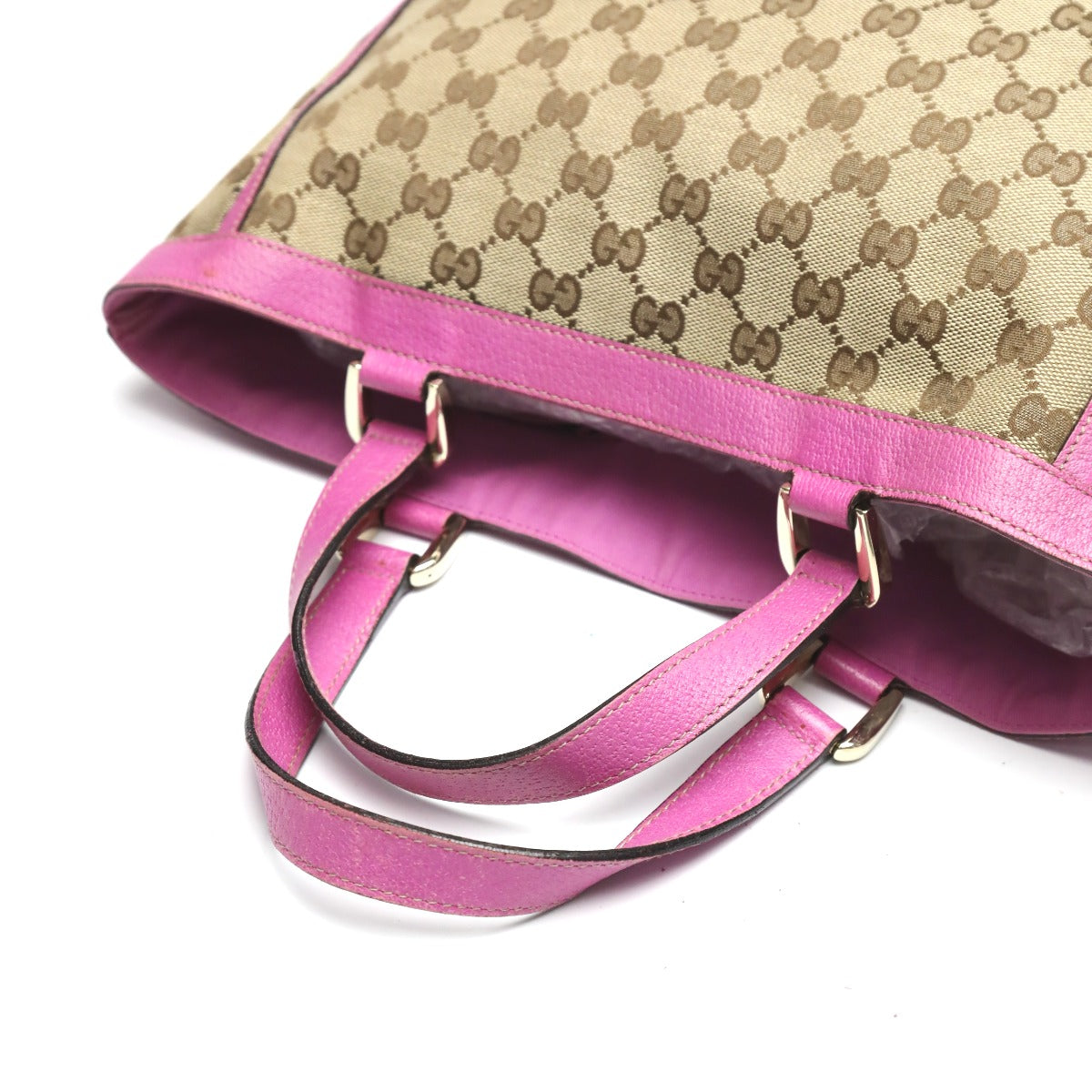 GUCCI Handbag 130739 GG canvas Brown Handbag Abbey 130739 Women Used Authentic
