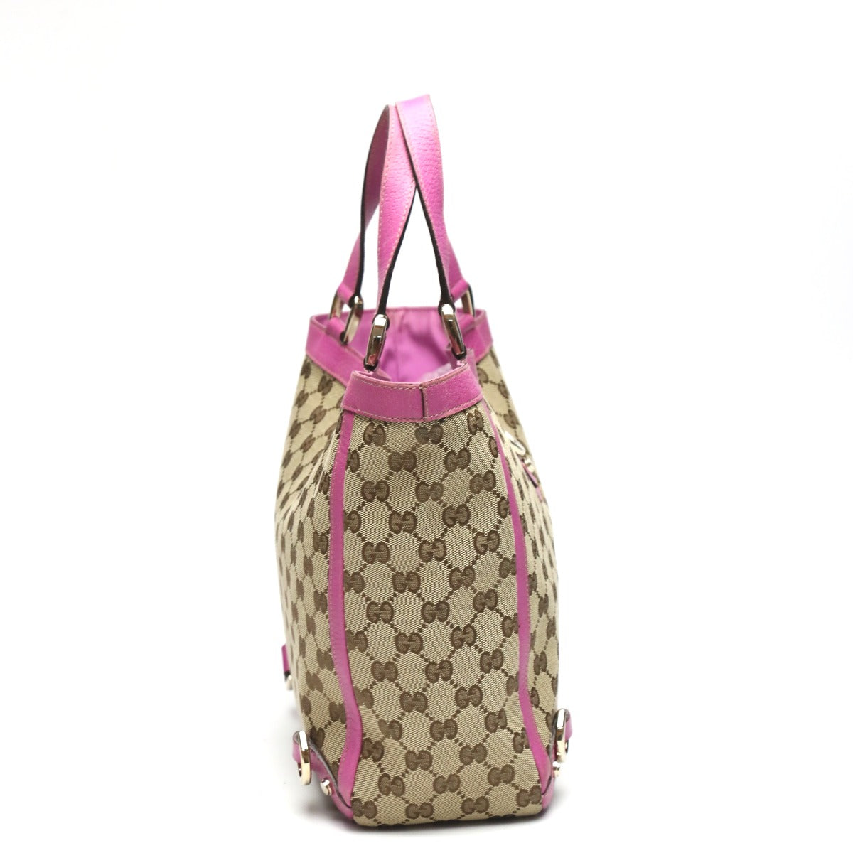 GUCCI Handbag 130739 GG canvas Brown Handbag Abbey 130739 Women Used Authentic