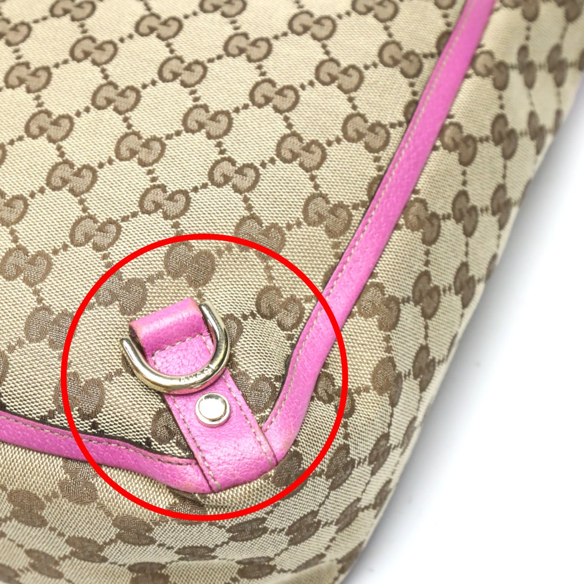 GUCCI Handbag 130739 GG canvas Brown Handbag Abbey 130739 Women Used Authentic