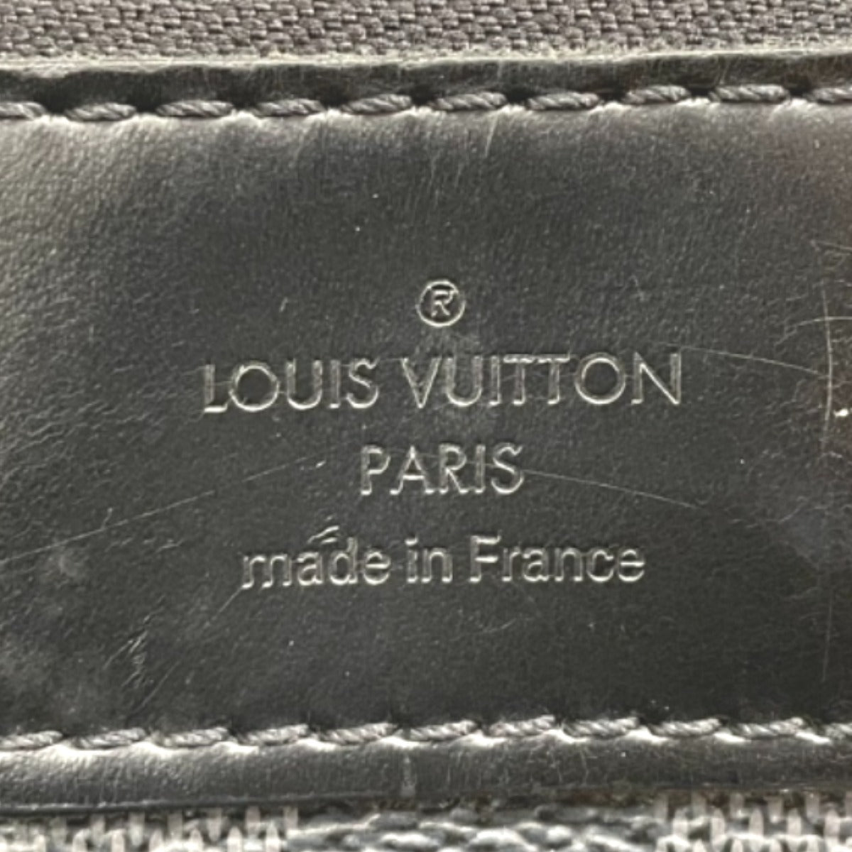 LOUIS VUITTON Shoulder Bag N58033 leather black Shoulder Bag Damier Grafitte Daniel GM unisex(Unisex) Used Authentic