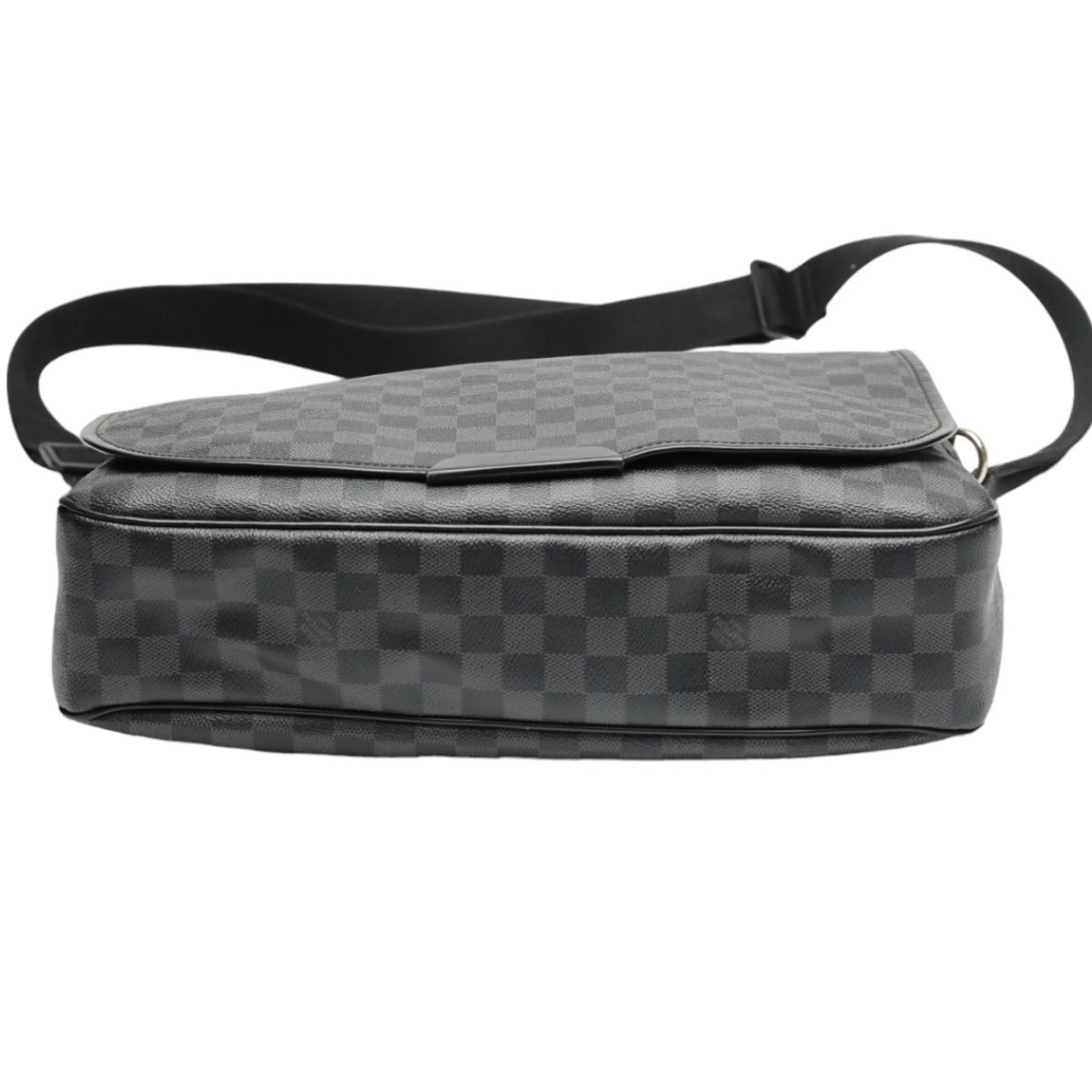 LOUIS VUITTON Shoulder Bag N58033 leather black Shoulder Bag Damier Grafitte Daniel GM unisex(Unisex) Used Authentic