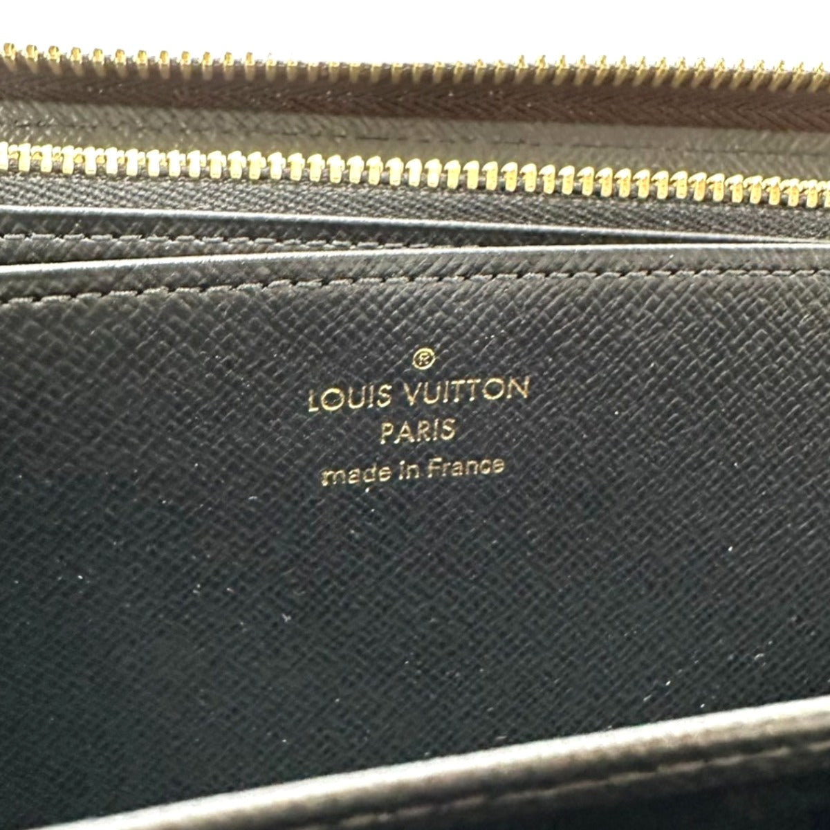 LOUIS VUITTON Long Wallet Purse M69353 Monogram canvas Brown Giant reverse Monogram Zippy wallet mens(Unisex) Used Authentic
