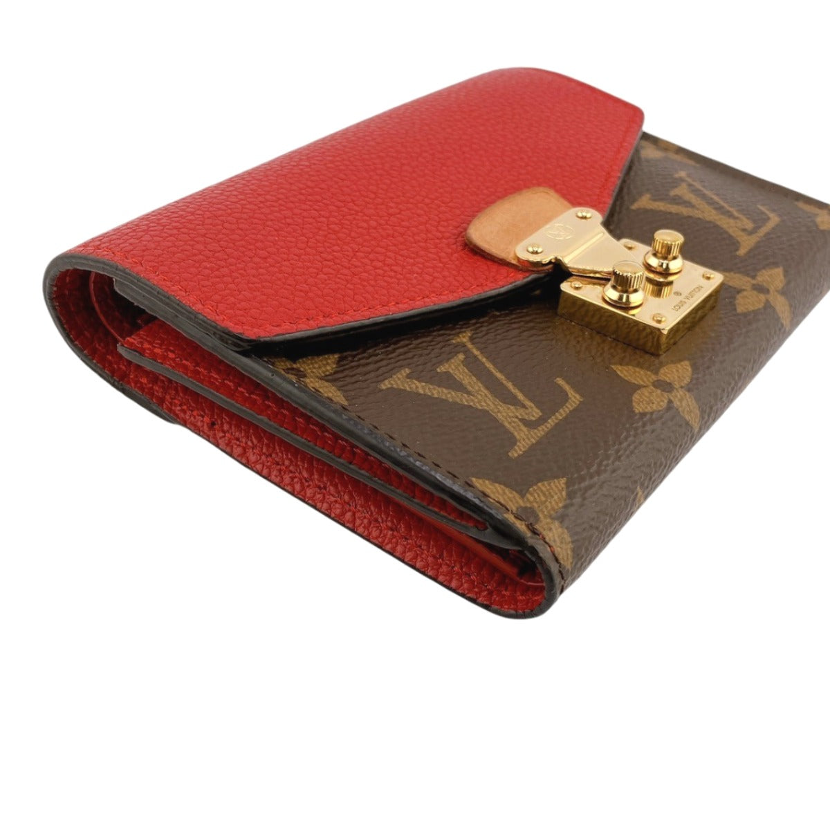 LOUIS VUITTON Tri-fold wallet M67478 Monogram canvas Red Monogram With Coin Pocket
