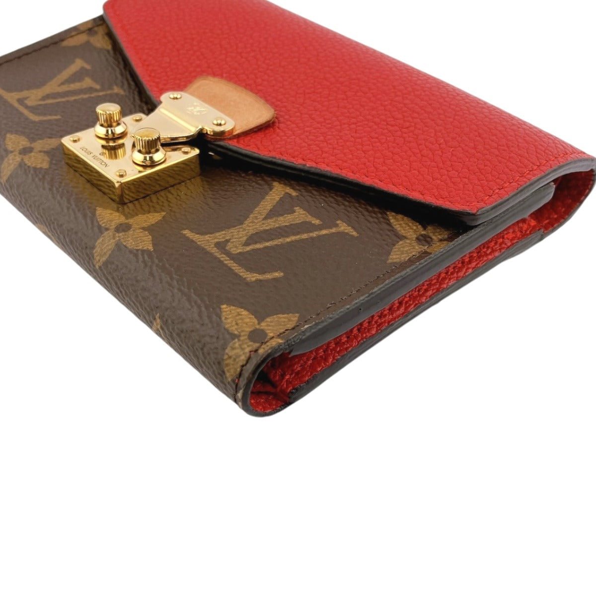 LOUIS VUITTON Tri-fold wallet M67478 Monogram canvas Red Monogram With Coin Pocket