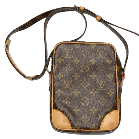 LOUIS VUITTON Shoulder Bag M45266 Monogram canvas Brown Shoulder Bag Monogram Danube Women Used Authentic