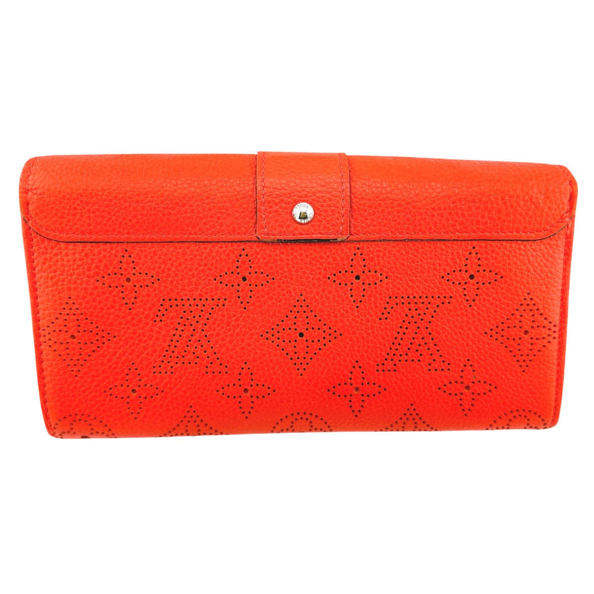 LOUIS VUITTON Long Wallet Purse M58161 Monogram Mahina Coraille Portefeuille Iris Mahina Bifold Walletlong wallet Women Used Authentic