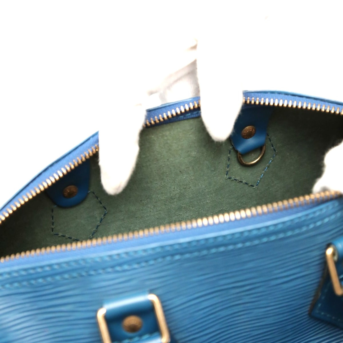 LOUIS VUITTON Handbag M5923G Epi Leather blue Epi Speedy