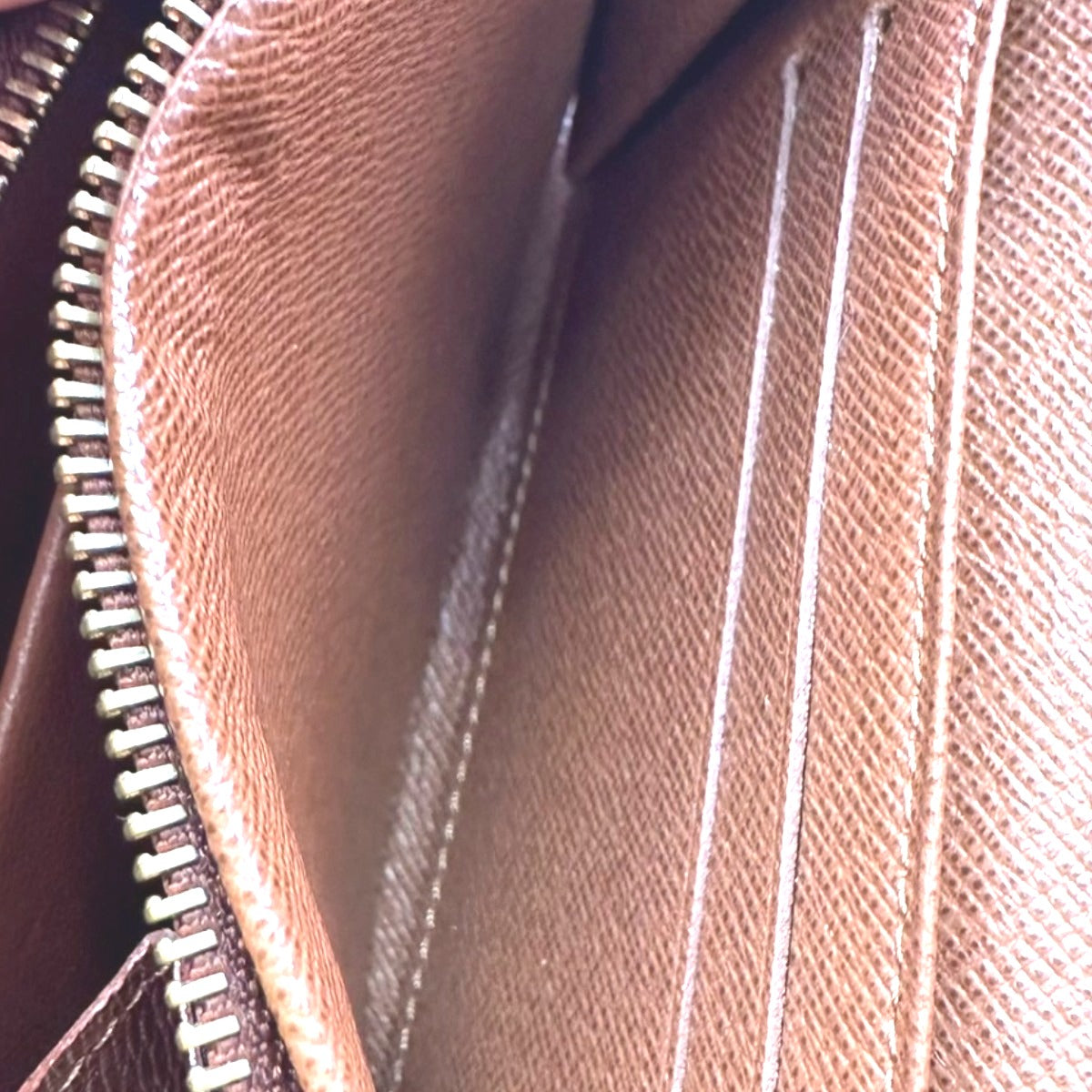 LOUIS VUITTON Bifold Wallet M61736 Monogram canvas Brown L-shaped fastener Monogram Porto Monevier Tresor unisex(Unisex) Used Authentic