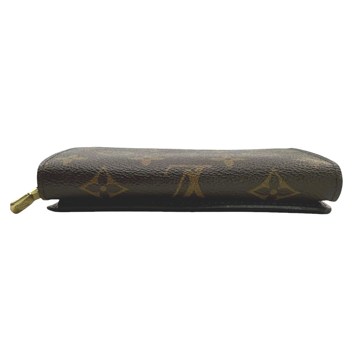 LOUIS VUITTON Bifold Wallet M61736 Monogram canvas Brown L-shaped fastener Monogram Porto Monevier Tresor unisex(Unisex) Used Authentic
