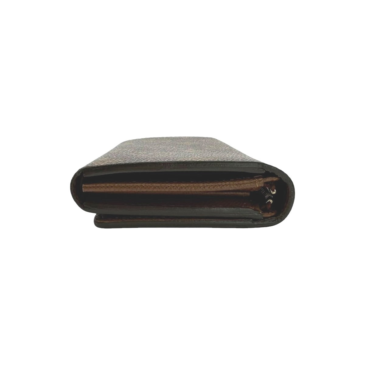 LOUIS VUITTON Bifold Wallet M61736 Monogram canvas Brown L-shaped fastener Monogram Porto Monevier Tresor unisex(Unisex) Used Authentic