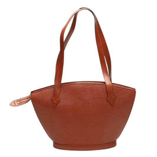 LOUIS VUITTON Handbag M52333 Epi Leather Kenya Brown Tote Bag Epi Saint-Jacques Poignier Long Women Used Authentic