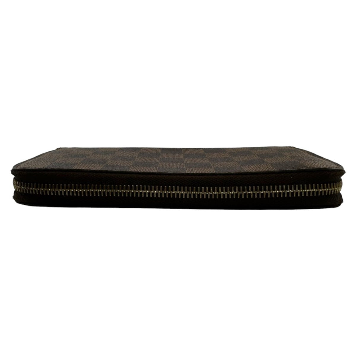 LOUIS VUITTON Long Wallet Purse N60015 Damier canvas, leather Brown Zip Around Damier Zippy wallet old model Women(Unisex) Used Authentic