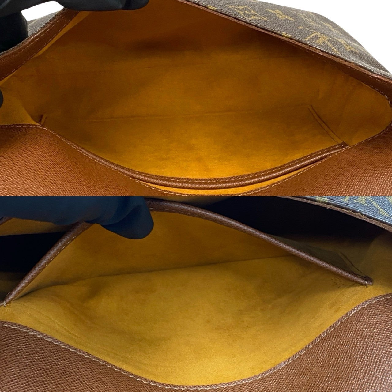 LOUIS VUITTON Shoulder Bag M511257 Leather, PVC Brown Musette tango short Women Used Authentic