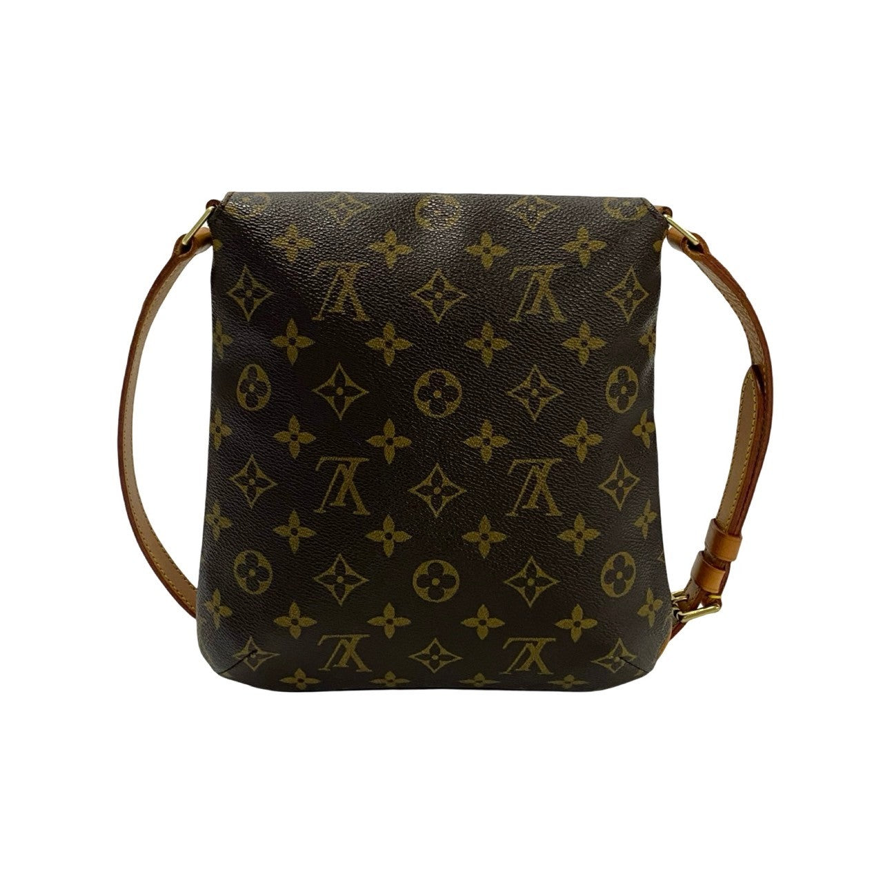 LOUIS VUITTON Shoulder Bag M51258 Leather, PVC Brown Monogram Musette Salsa Women(Unisex) Used Authentic