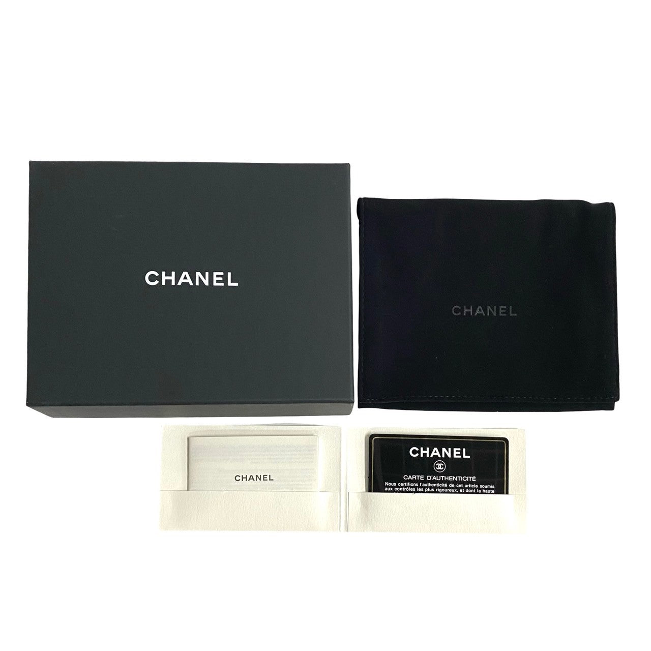 CHANEL Tri-fold wallet A70325 lambskin pink Small flap wallet 2.55 Women Used Authentic