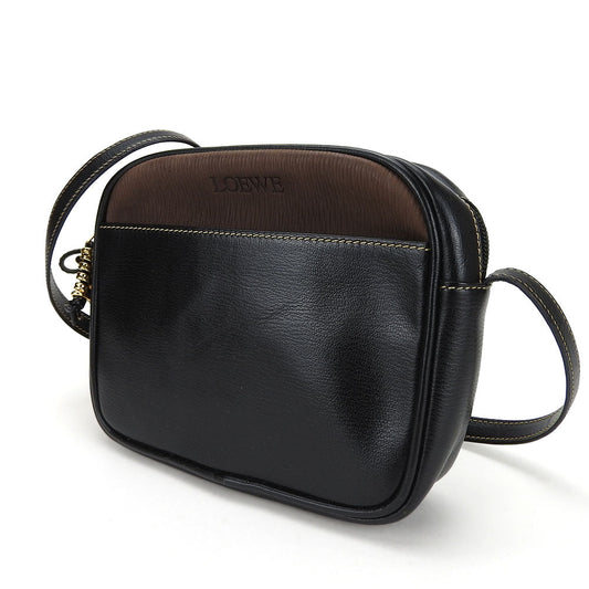 LOEWE Shoulder Bag leather black Velazquez