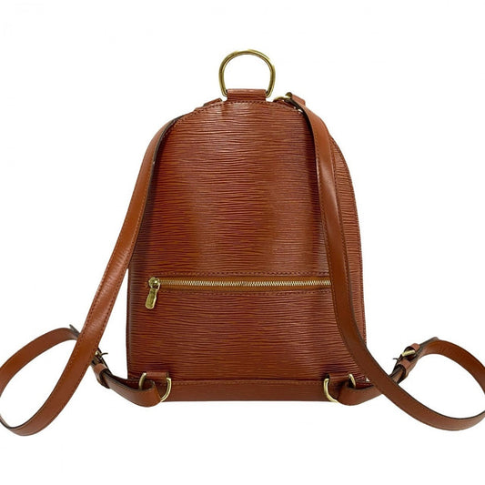 LOUIS VUITTON Backpack M52233 Epi Leather Brown Epi Mabillon Women Used Authentic