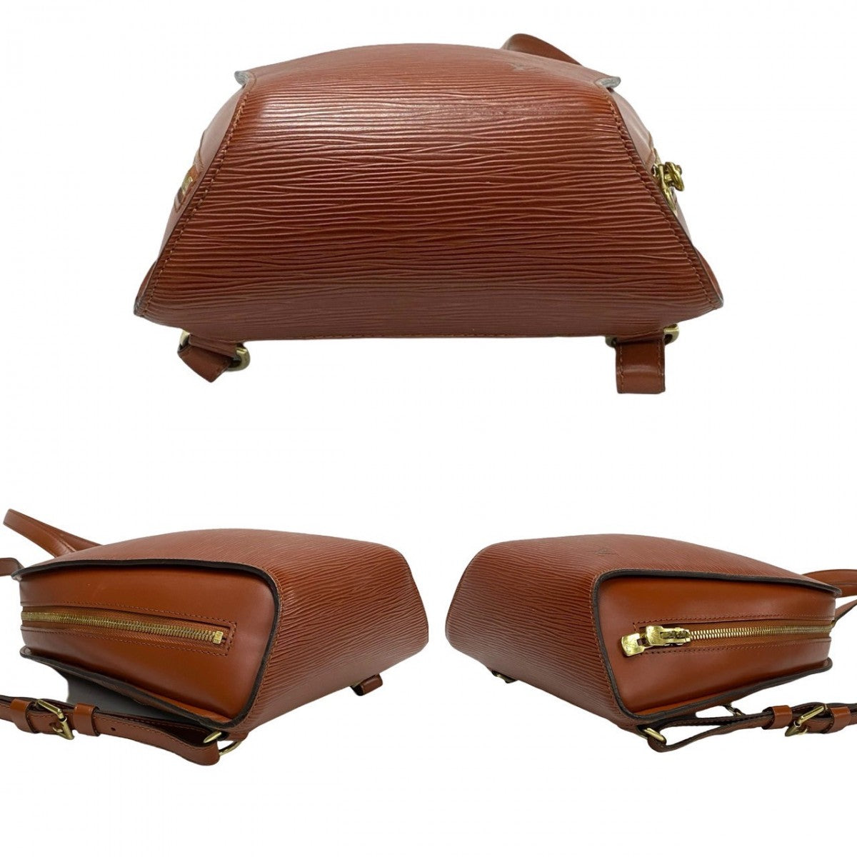 LOUIS VUITTON Backpack M52233 Epi Leather Brown Epi Mabillon Women Used Authentic