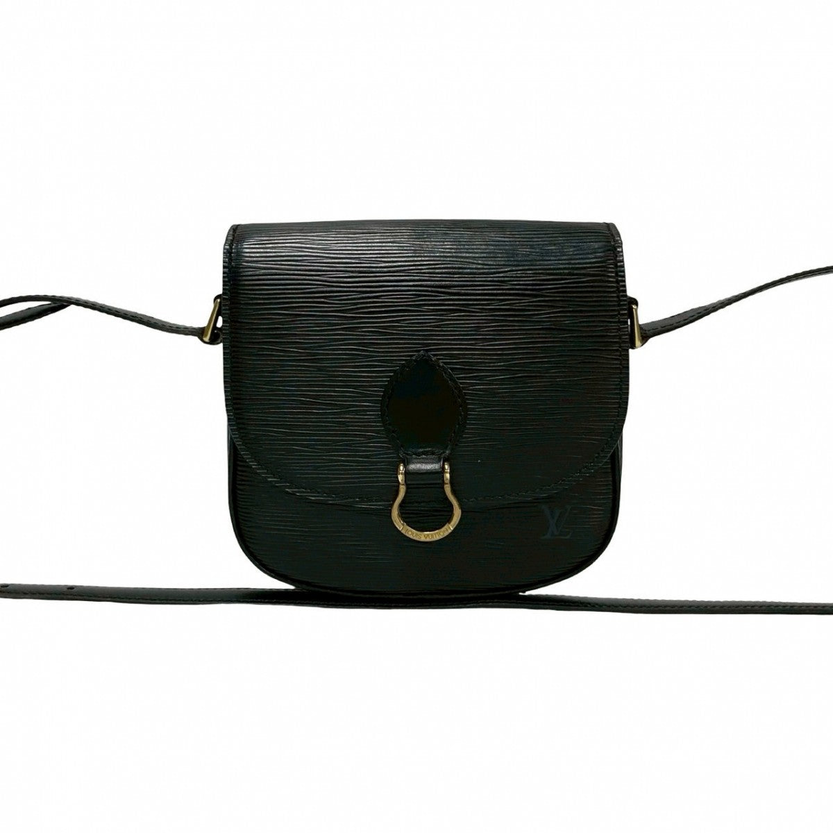 LOUIS VUITTON Shoulder Bag M52212 leather black Epi Mini Saint-Cloud