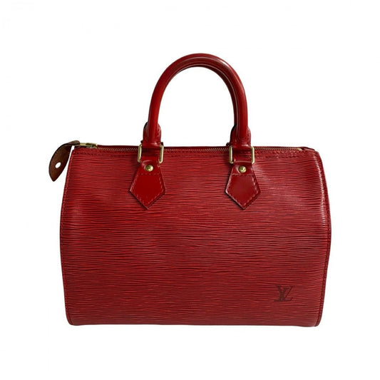LOUIS VUITTON Handbag M43017 Epi Leather Red Epi Speedy 25 Women Used Authentic
