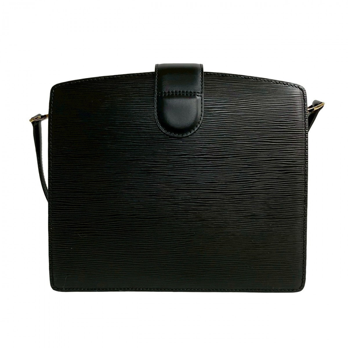 LOUIS VUITTON Shoulder Bag M52342 leather black Epi Capuchin Women Used Authentic