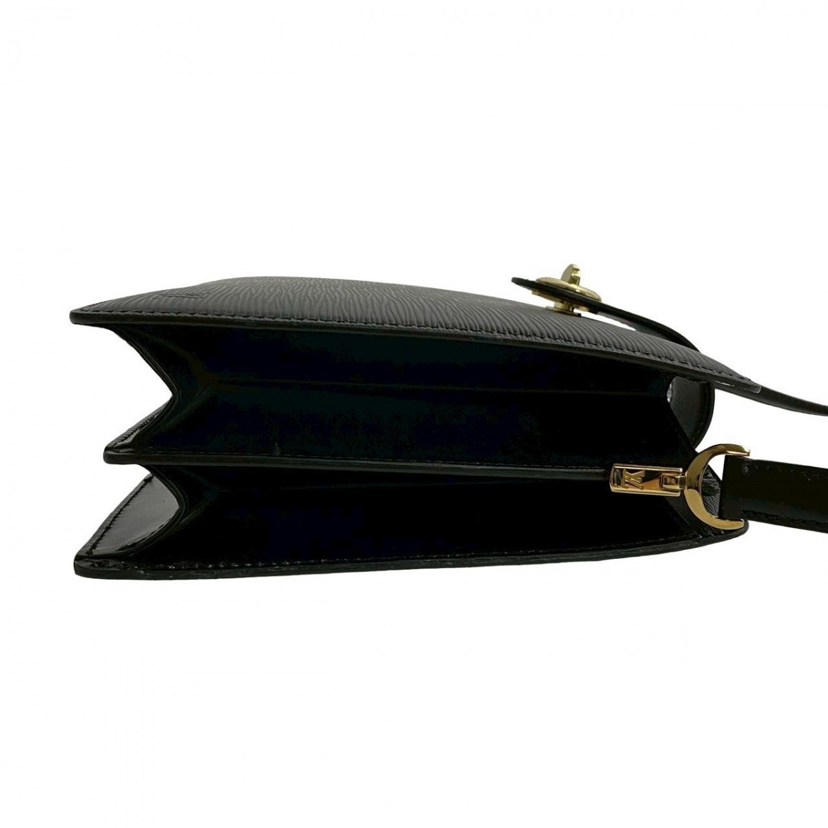 LOUIS VUITTON Shoulder Bag M52342 leather black Epi Capuchin Women Used Authentic