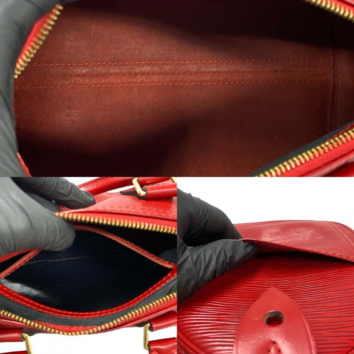 LOUIS VUITTON Handbag M43017 Epi Leather Red Epi Speedy 25 Women Used Authentic