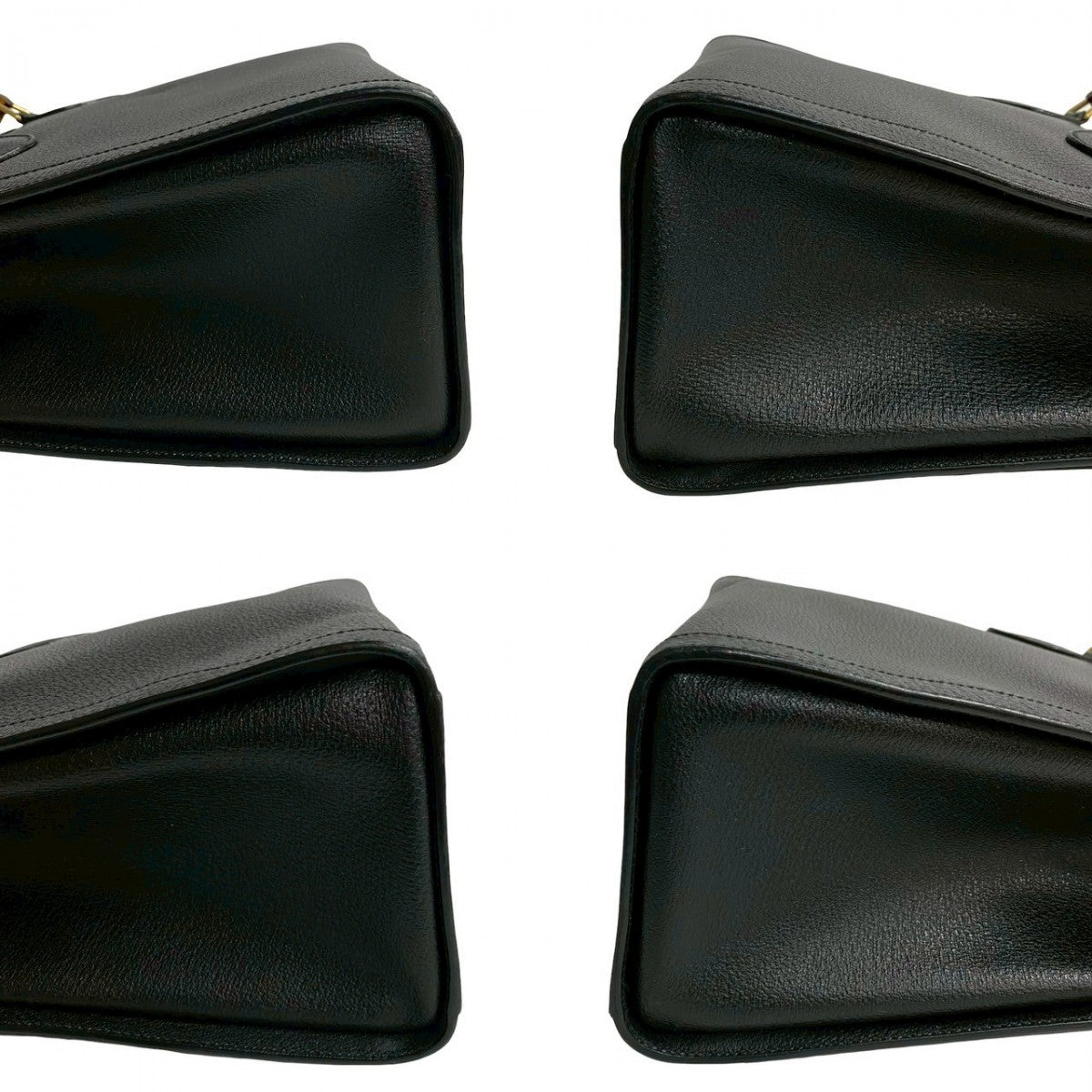GUCCI Handbag leather black Bamboo