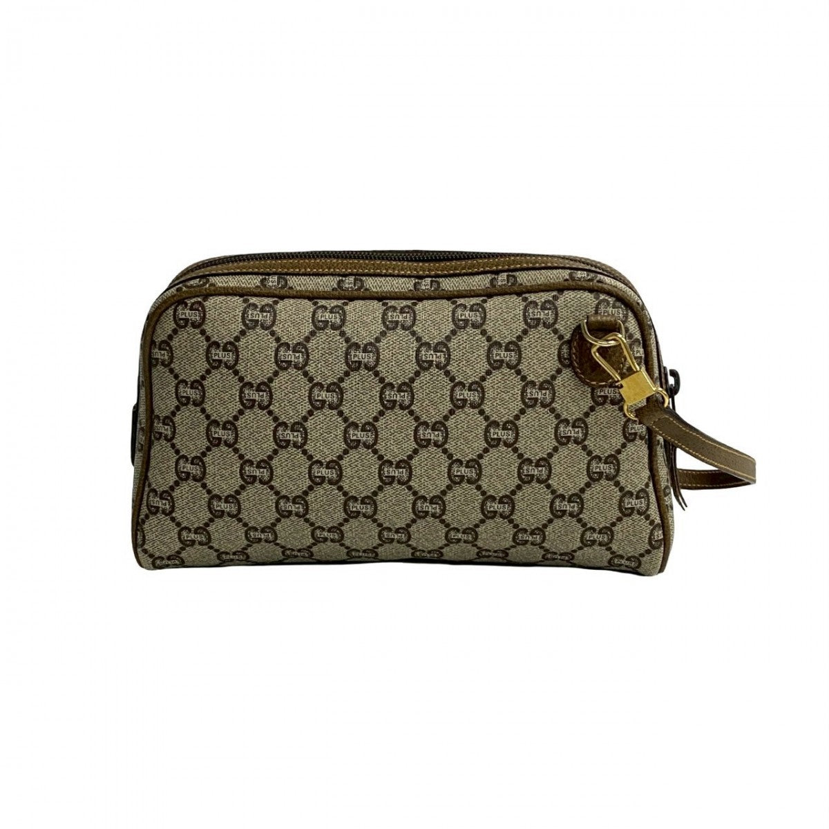 GUCCI Shoulder Bag leather Brown