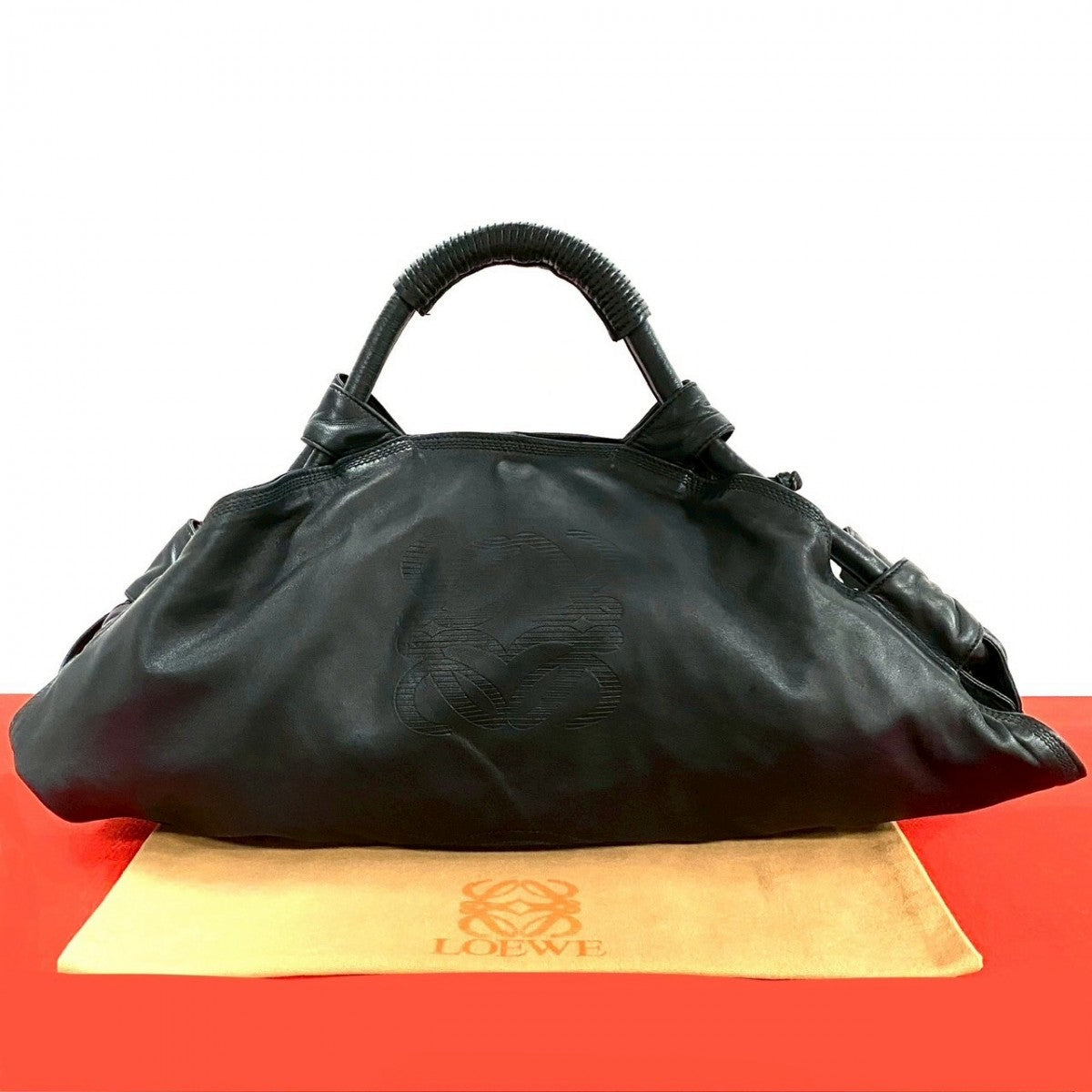 LOEWE Handbag leather black Nappa Aire