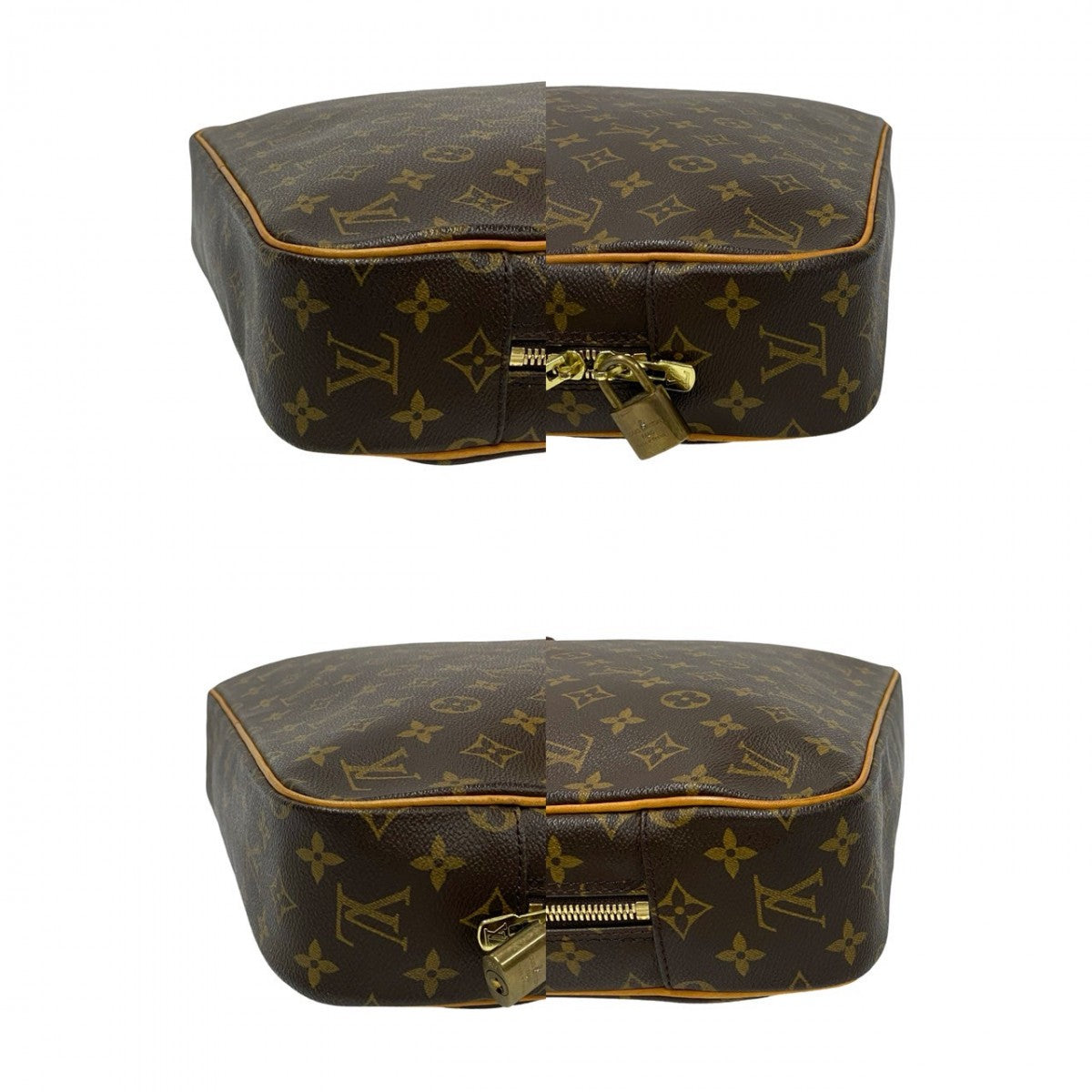 LOUIS VUITTON Business bag M53343 Leather, PVC Brown Monogram Portodocument Pegasus mens Used Authentic