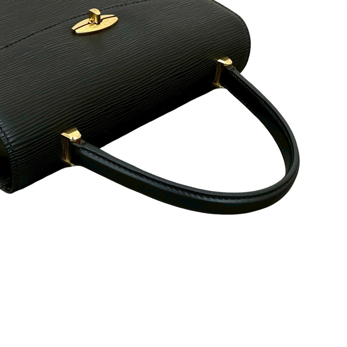 LOUIS VUITTON Handbag M52372 leather black Epi Malesherbes Women Used Authentic